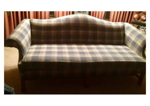 Traditional Camelback Couch