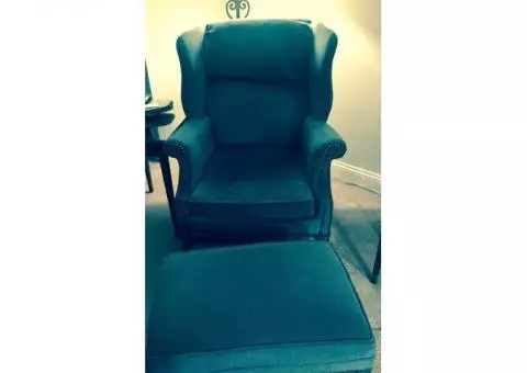 REDUCED! Set of 2 Wing-back Chairs